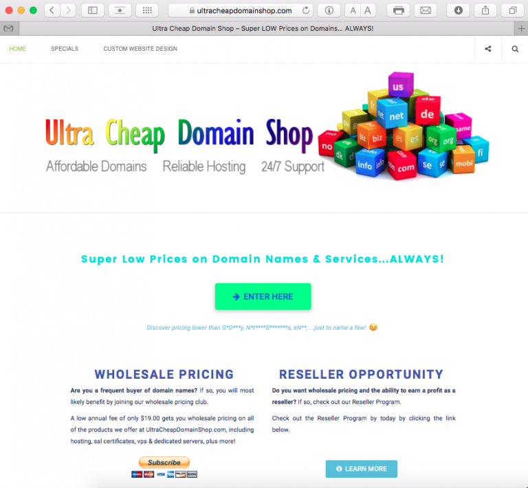 Avalon Web Designs | Professional Website Design & Marketing Services for UltraCheapDomainShop.com